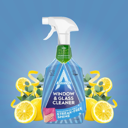 Astonish Window & Glass Cleaner Eucalyptus & Lemon 750ml