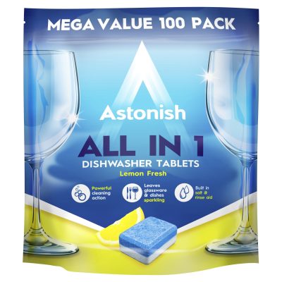 Astonish All in 1 Dishwasher Tablets 100’s