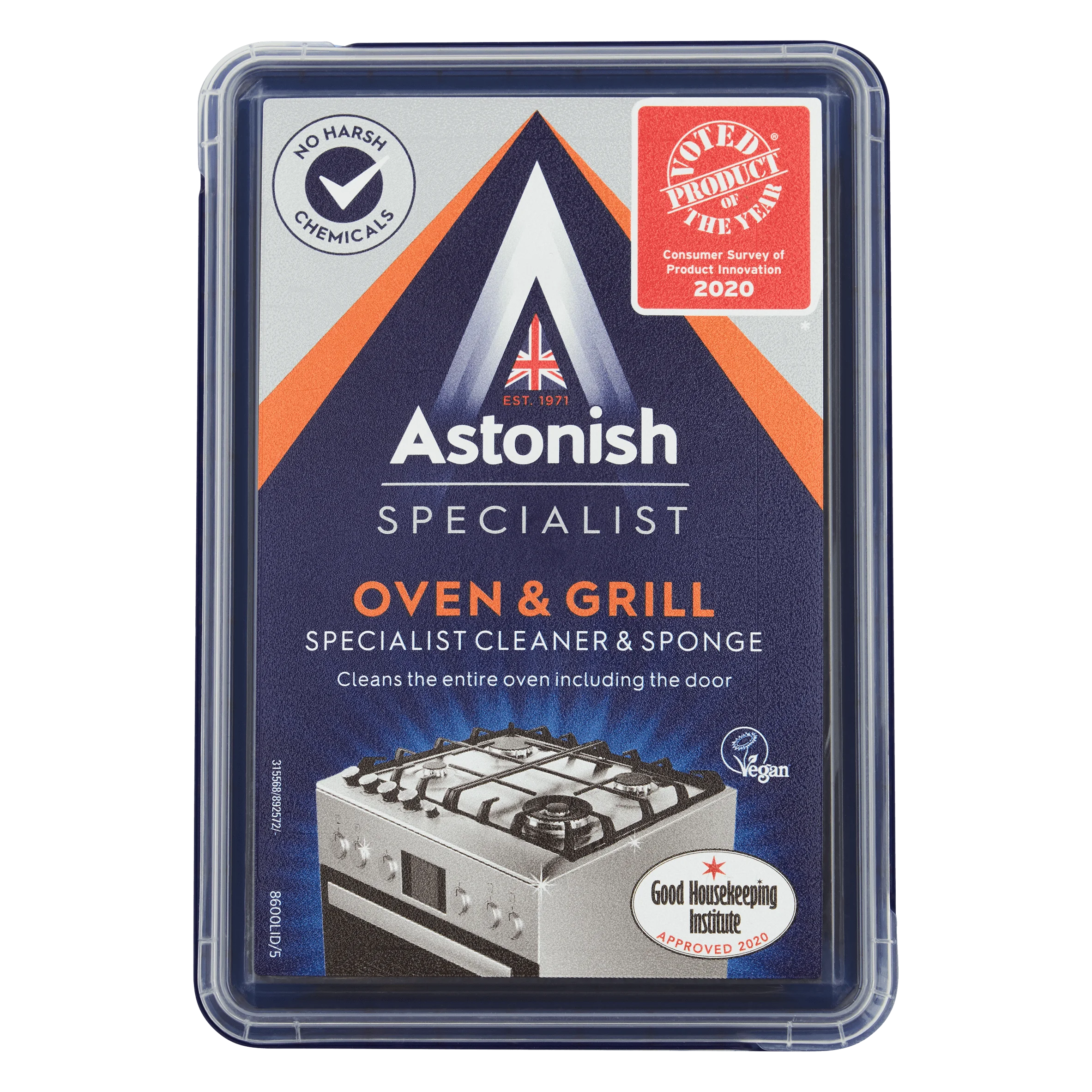 Astonish Specialist Oven & Grill Cleaner & Sponge 250gms