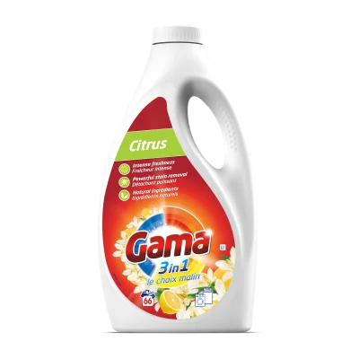 Gama Laundry Liquid Citrus 3 Ltrs