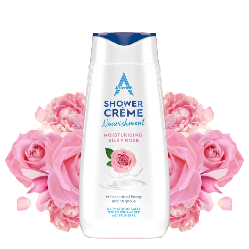 ASTONISH SHOWER CREME SILKY ROSE 400ML