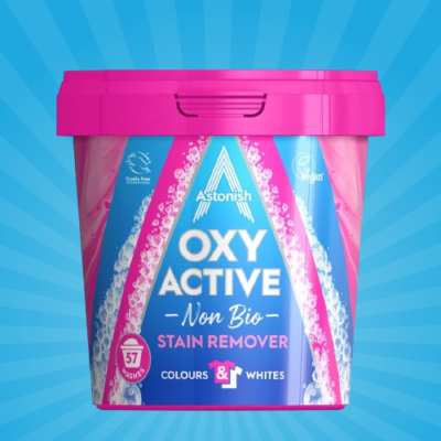Astonish Oxy Active Non Bio Fabric Stain Remover 1.25kg