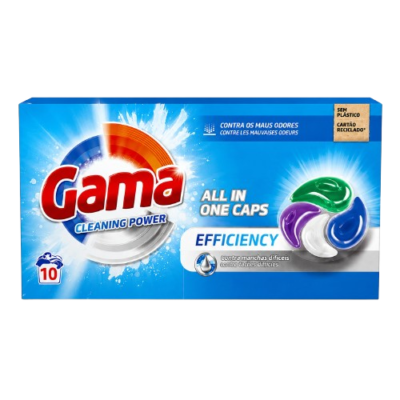 Gama All in One Efficiency Laundry Pods 10’s
